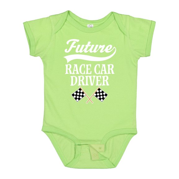 Inktastic Future Race Car Driver Racing Boys Baby Bodysuit