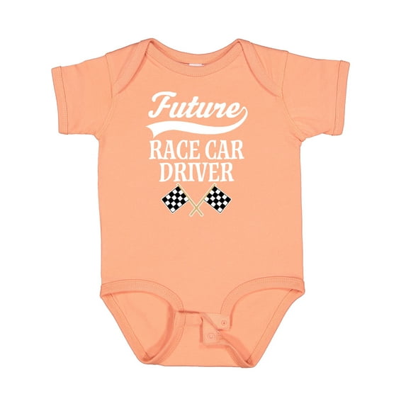 Inktastic Future Race Car Driver Racing Boys Baby Bodysuit