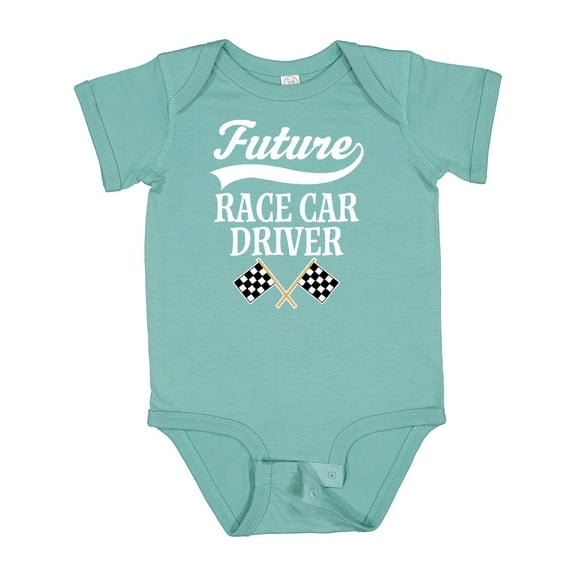 Inktastic Future Race Car Driver Racing Boys Baby Bodysuit