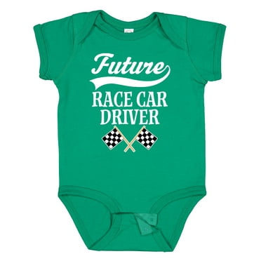 Inktastic Future Race Car Driver Racing Boys Baby Bodysuit