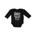 thumbnail image 1 of Inktastic Future Race Car Driver Racing Boys Long Sleeve Baby Bodysuit, 1 of 5
