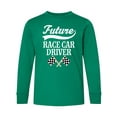 thumbnail image 1 of Inktastic Future Race Car Driver Racing Long Sleeve Youth T-Shirt, 1 of 5