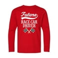 thumbnail image 1 of Inktastic Future Race Car Driver Racing Long Sleeve Youth T-Shirt, 1 of 5