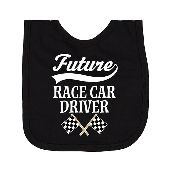 Inktastic Future Race Car Driver Racing Newborn Bib