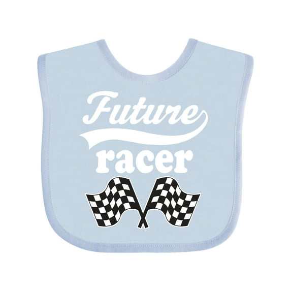 Inktastic Future Racer Car Racing Boys or Girls Baby Bib