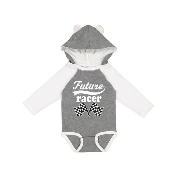 Inktastic Future Racer Car Racing Boys or Girls Long Sleeve Baby Bodysuit