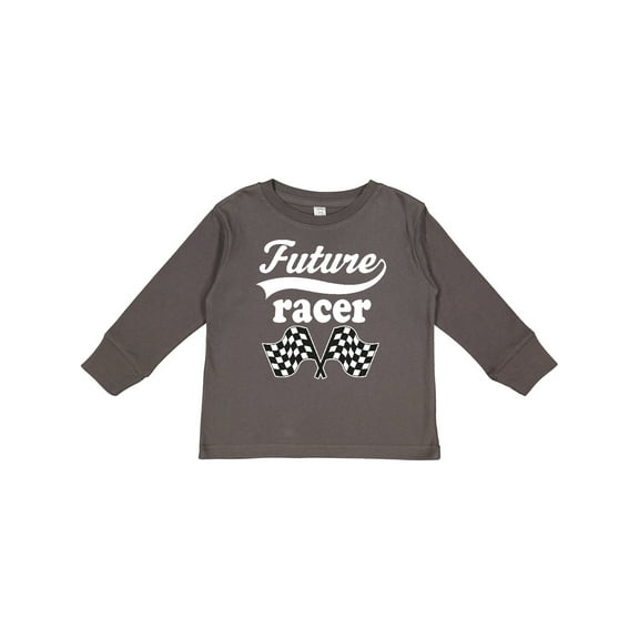Inktastic Future Racer Car Racing Boys or Girls Long Sleeve Toddler T-Shirt