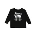 thumbnail image 1 of Inktastic Future Racer Car Racing Boys or Girls Long Sleeve Toddler T-Shirt, 1 of 5