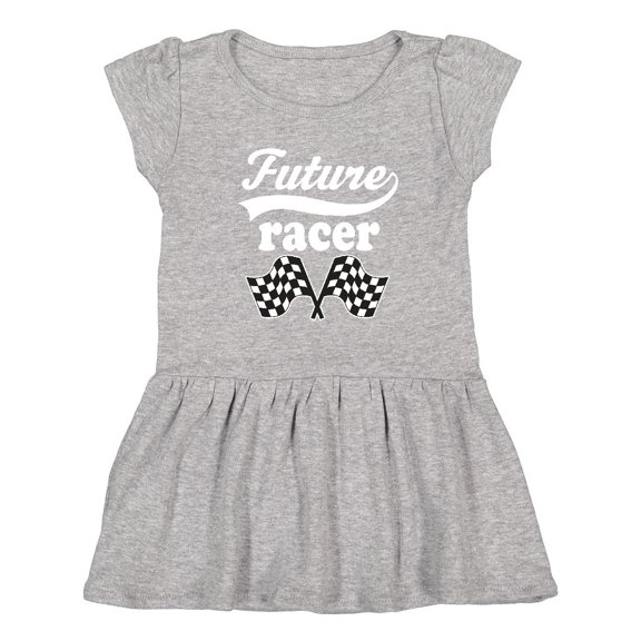 Inktastic Future Racer Car Racing Girls Toddler Dress