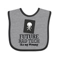thumbnail image 1 of Inktastic Future Rad Tech Radiology Technician Like Mommy Boys or Girls Baby Bib, 1 of 4