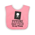 thumbnail image 1 of Inktastic Future Rad Tech Radiology Technician Like Mommy Boys or Girls Baby Bib, 1 of 4