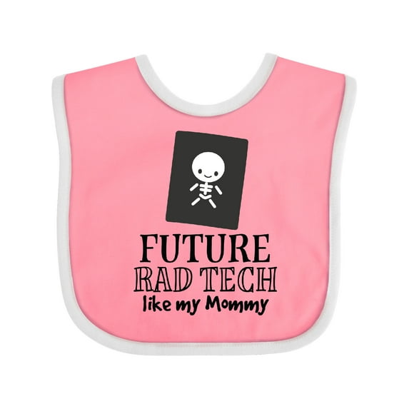 Inktastic Future Rad Tech Radiology Technician Like Mommy Boys or Girls Baby Bib