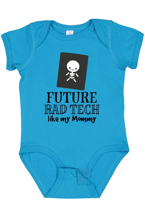 Future Rad Tech Radiology Technician Like Mommy Boys or Girls Baby Bodysuit