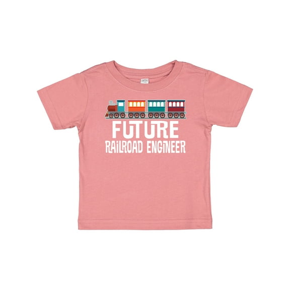 Inktastic Future Railroad Engineer Train Boys or Girls Baby T-Shirt