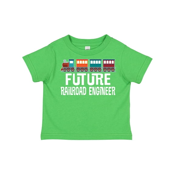 Inktastic Future Railroad Engineer Train Boys or Girls Toddler T-Shirt