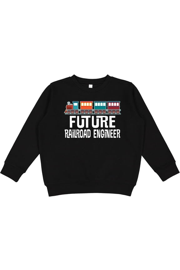 Future Railroad Engineer Train Youth Sweatshirt
