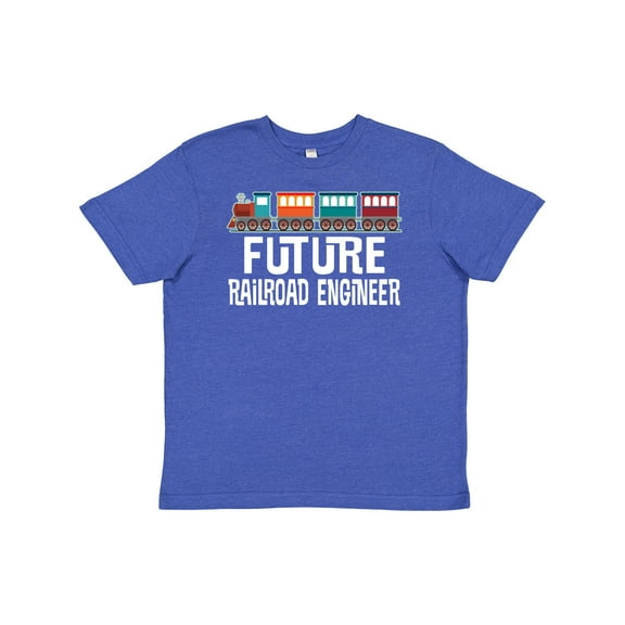 Inktastic Future Railroad Engineer Train Youth T-Shirt