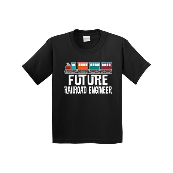 Inktastic Future Railroad Engineer Train Youth T-Shirt