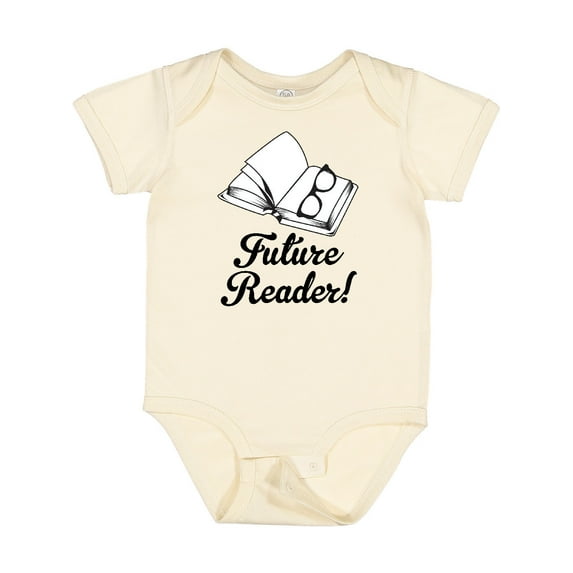 Inktastic Future Reader Book Gift Boys or Girls Baby Bodysuit