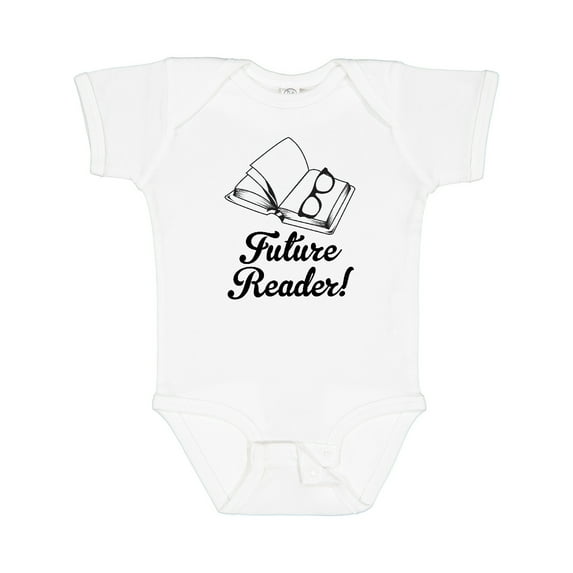 Inktastic Future Reader Book Gift Boys or Girls Baby Bodysuit