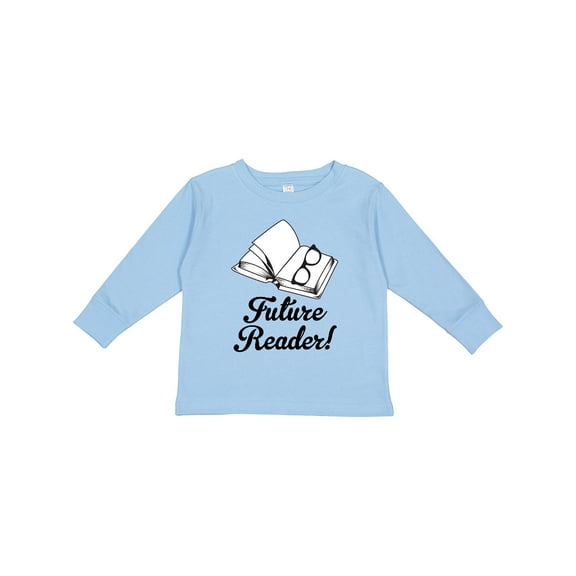 Inktastic Future Reader Book Gift Boys or Girls Long Sleeve Toddler T-Shirt