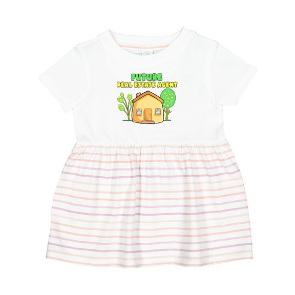 Inktastic Future Real Estate Agent Girls Baby Dress