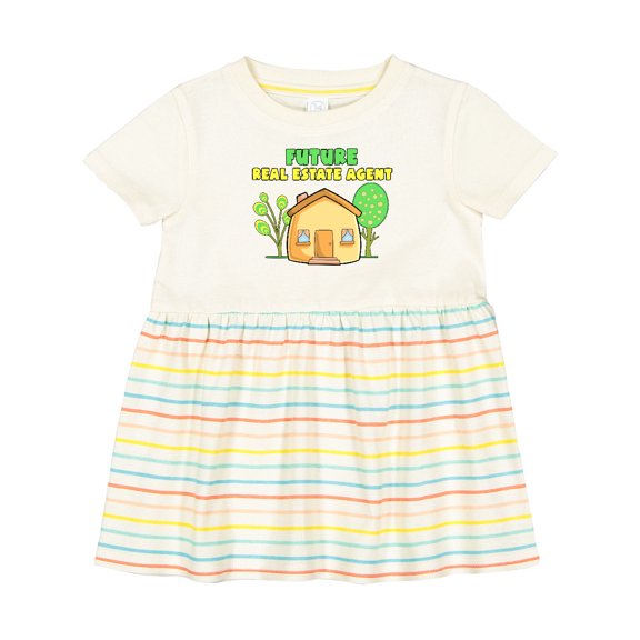 Inktastic Future Real Estate Agent Girls Baby Dress