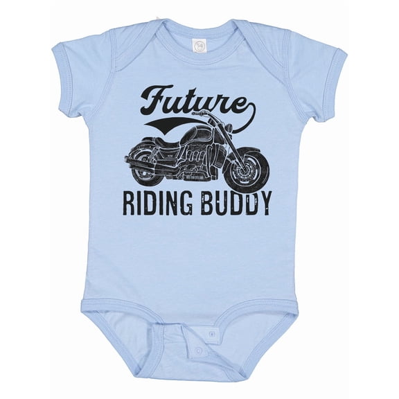 Inktastic Future Riding Buddy Boys or Girls Baby Bodysuit