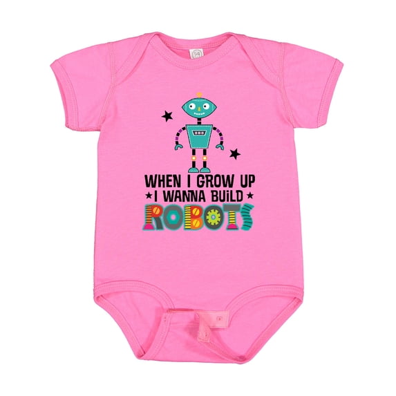 Inktastic Future Robot Builder Robotics Engineer Boys or Girls Baby Bodysuit