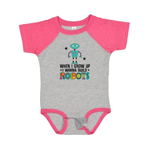 Inktastic Future Robot Builder Robotics Engineer Boys or Girls Baby Bodysuit