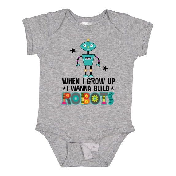 Inktastic Future Robot Builder Robotics Engineer Boys or Girls Baby Bodysuit