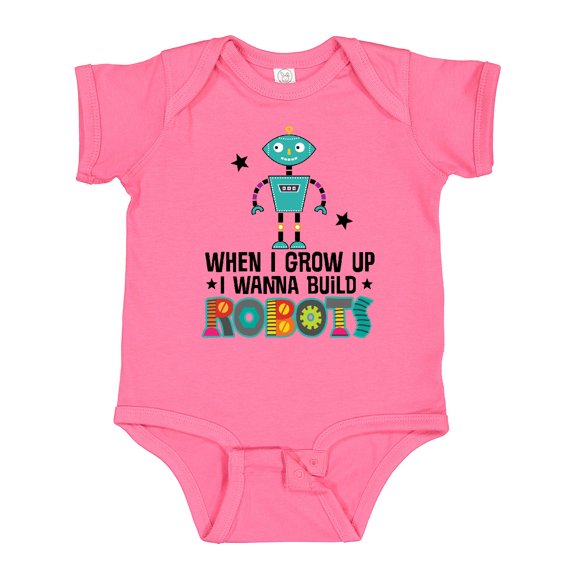 Inktastic Future Robot Builder Robotics Engineer Boys or Girls Baby Bodysuit