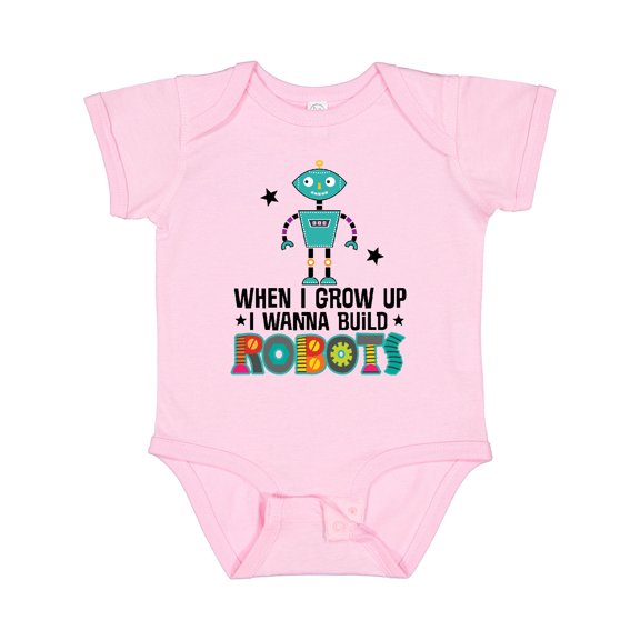 Inktastic Future Robot Builder Robotics Engineer Boys or Girls Baby Bodysuit