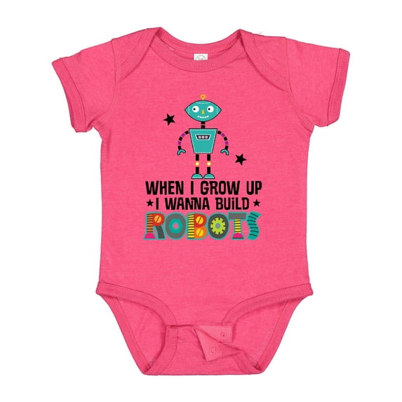 Inktastic Future Robot Builder Robotics Engineer Boys or Girls Baby Bodysuit