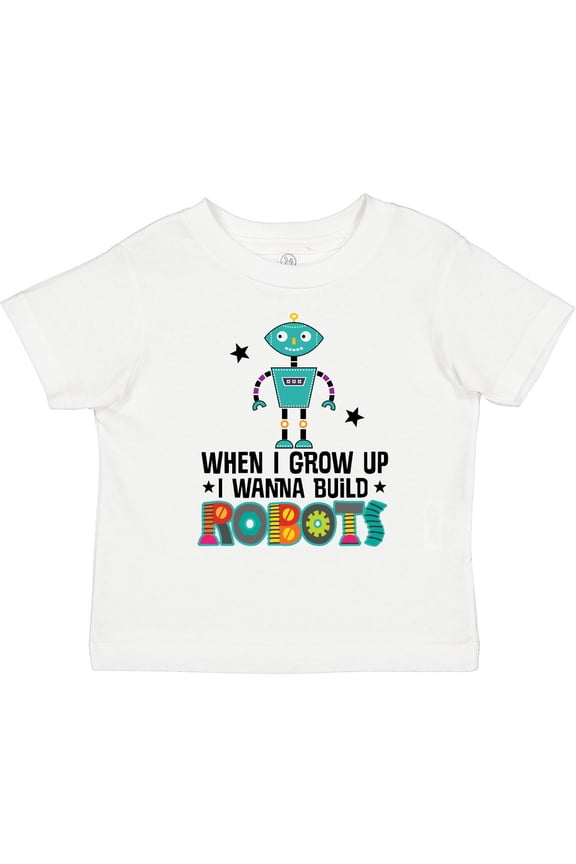 Future Robot Builder Robotics Engineer Boys or Girls Toddler T-Shirt