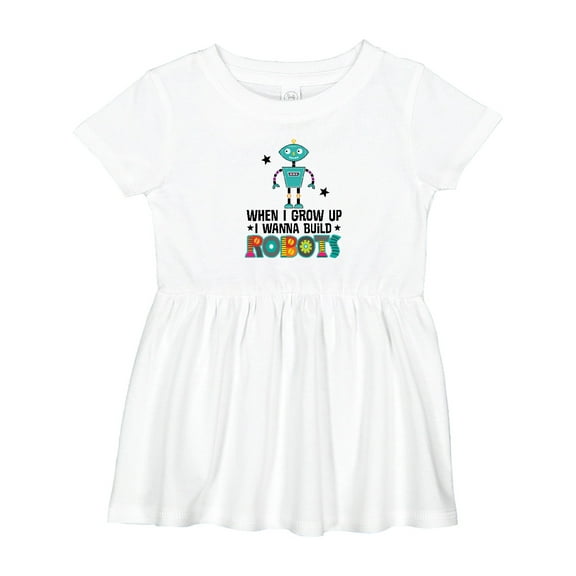 Inktastic Future Robot Builder Robotics Engineer Girls Baby Dress