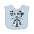 thumbnail image 1 of Inktastic Future Robotics Engineer Boys or Girls Baby Bib, 1 of 4