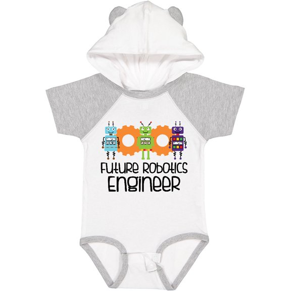 Inktastic Future Robotics Engineer Boys or Girls Baby Bodysuit