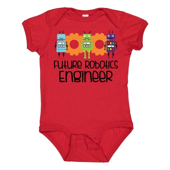 Inktastic Future Robotics Engineer Boys or Girls Baby Bodysuit