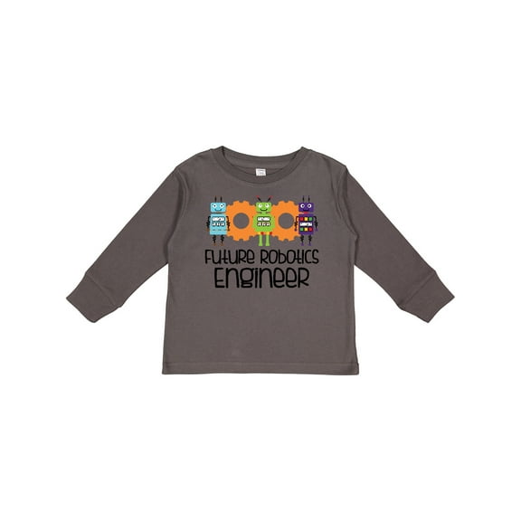 Inktastic Future Robotics Engineer Boys or Girls Long Sleeve Toddler T-Shirt