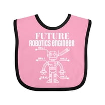 Inktastic Future Robotics Engineer Robot Boys or Girls Baby Bib