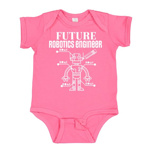 Inktastic Future Robotics Engineer Robot Boys or Girls Baby Bodysuit