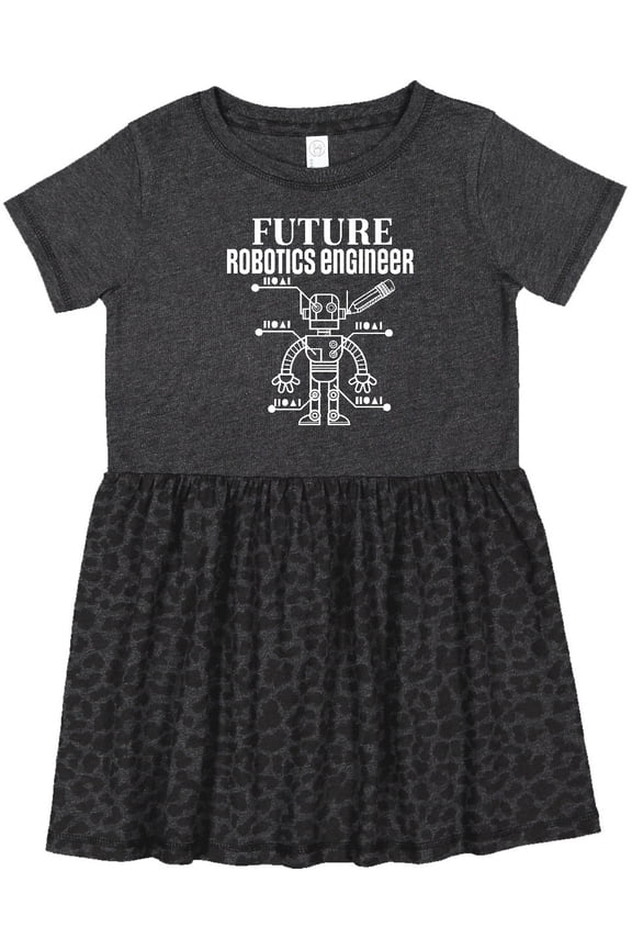 Future Robotics Engineer Robot Girls Toddler Dress