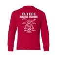 thumbnail image 1 of Inktastic Future Robotics Engineer Robot Long Sleeve Youth T-Shirt, 1 of 5