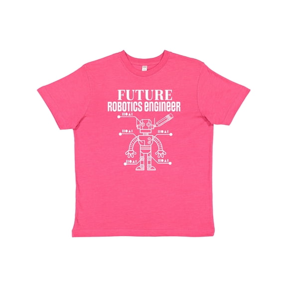Inktastic Future Robotics Engineer Robot Youth T-Shirt