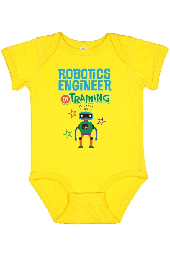 Future Robotics Engineer in Training Funny Robot Career Boys or Girls Baby Bodysuit