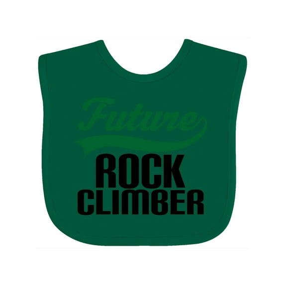 Inktastic Future Rock Climber Boys Baby Bib