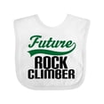 thumbnail image 1 of Inktastic Future Rock Climber Boys Baby Bib, 1 of 4