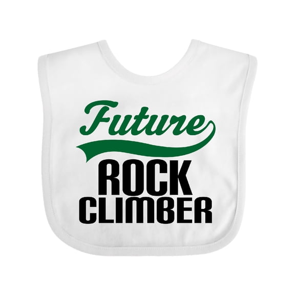 Inktastic Future Rock Climber Boys Baby Bib