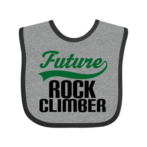 Inktastic Future Rock Climber Boys Baby Bib